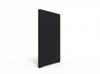 Lintex Edge skærmvæg 100x180cm sort med sort liste