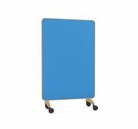 Lintex Frame Mobile Silk glastavle 120x196cm med egetræsramme Daring, blå