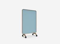 Lintex Frame Mobile Silk glastavle 120x196cm med egetræsramme Calm, lys blå