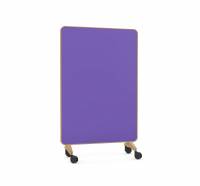 Lintex Frame Mobile Silk glastavle 120x196cm med egetræsramme Dreamy, lilla