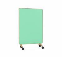 Lintex Frame Mobile Silk glastavle 120x196cm med egetræsramme Free, mint grøn
