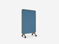 Lintex Frame Mobile Silk glastavle 120x196cm med egetræsramme Peaceful, blå