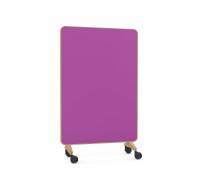 Lintex Frame Mobile Silk glastavle 120x196cm med egetræsramme Vivid, violet