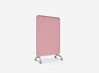 Lintex Frame Mobile Silk glastavle 120x196cm med grå ramme Blush, lyserød