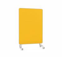 Lintex Frame Mobile Silk glastavle 120x196cm med grå ramme Bright, gul