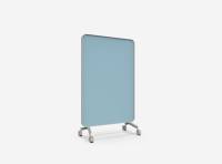 Lintex Frame Mobile Silk glastavle 120x196cm med grå ramme Calm, lys blå