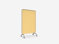Lintex Frame Mobile Silk glastavle 120x196cm med grå ramme Lively, lys gul
