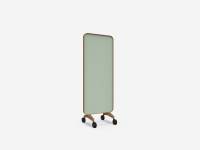 Lintex Frame Mobile Silk glastavle 75x196cm med egetræsramme Fair, lys grøn