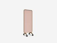 Lintex Frame Mobile Silk glastavle 75x196cm med egetræsramme Naive, rosa