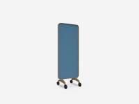 Lintex Frame Mobile Silk glastavle 75x196cm med egetræsramme Peaceful, blå