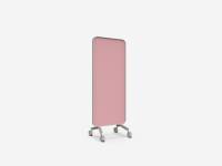 Lintex Frame Mobile Silk glastavle 75x196cm med grå ramme Blush, lyserød