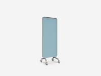 Lintex Frame Mobile Silk glastavle 75x196cm med grå ramme Calm, lys blå