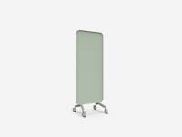 Lintex Frame Mobile Silk glastavle 75x196cm med grå ramme Fair, lys grøn