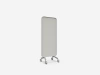 Lintex Frame Mobile Silk glastavle 75x196cm med grå ramme Shy, lys grå
