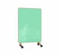 Lintex Frame Mobile glastavle 120x196cm med eg ramme Free, mint grøn