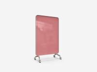 Lintex Frame Mobile glastavle 120x196cm med grå ramme Blossom, pink