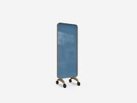 Lintex Frame Mobile glastavle 75x196cm med egetræsramme Peaceful, blå