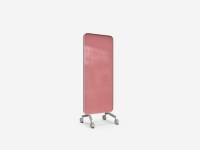 Lintex Frame Mobile glastavle 75x196cm med grå ramme Blossom, pink