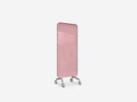 Lintex Frame Mobile glastavle 75x196cm med grå ramme Blush, lyserød