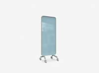 Lintex Frame Mobile glastavle 75x196cm med grå ramme Calm, lys blå