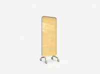 Lintex Frame Mobile glastavle 75x196cm med grå ramme Lively, lys gul