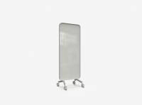 Lintex Frame Mobile glastavle 75x196cm med grå ramme Shy, lys grå