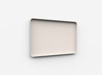 Lintex Frame Wall Silk glastavle med grå ramme 150x100cm Lazy, lys brun