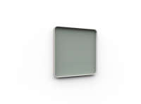 Lintex Frame Wall glastavle med grå ramme 100x100cm Frank, grågrøn