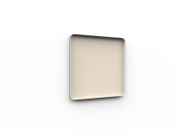 Lintex Frame Wall glastavle med grå ramme 100x100cm Mild, beige