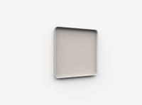 Lintex Frame Wall glastavle med grå ramme 100x100cm Warm, grå