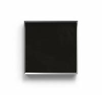 Lintex Mathematics kridttavle med r&aring; aluminiumsramme 90x90cm sort