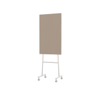 Lintex Mono Mood mobile glastavle 70x120cm gr&aring;t stativ Cozy, brun
