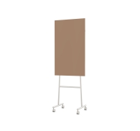 Lintex Mono Mood mobile glastavle 70x120cm gr&aring;t stativ Humble, mokka