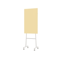 Lintex Mono Mood mobile glastavle 70x120cm gr&aring;t stativ Mellow, st&oslash;vet gul