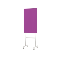 Lintex Mono Mood mobile glastavle 70x120cm gr&aring;t stativ Vivid, violet