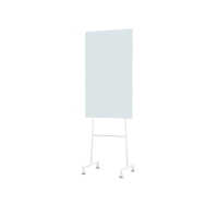 Lintex Mono Mood mobile glastavle 70x120cm hvidt stativ Crisp, duebl&aring;