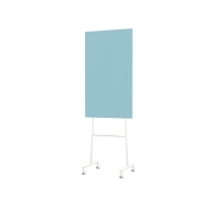 Lintex Mono Mood mobile glastavle 70x120cm hvidt stativ Calm, lys bl&aring;