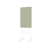 Lintex Mono Mood mobile glastavle 70x120cm hvidt stativ Fair, lys gr&oslash;n