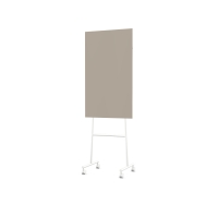 Lintex Mono Mood mobile glastavle 70x120cm hvidt stativ Lonely, m&oslash;rk brun