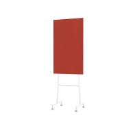 Lintex Mono Mood mobile glastavle 70x120cm hvidt stativ Loving, rustr&oslash;d