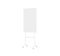 Lintex Mono Mood mobile glastavle 70x120cm p&aring; hvidt stativ Pure, hvid