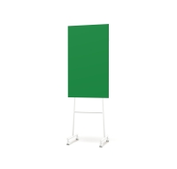 Lintex Mono Silk mobile glastavle 70x196cm med hvid stativ Fearless, gr&oslash;n