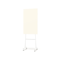 Lintex Mono Silk mobile glastavle 70x196cm med hvid stativ Pale, r&aring;hvid