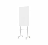 Lintex Mono mobile glastavle 70x120cm p&aring; gr&aring;t stativ Pure, hvid