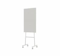 Lintex Mono mobile glastavle 70x120cm p&aring; gr&aring;t stativ Shy, lys gr&aring;
