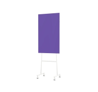 Lintex Mono mobile glastavle 70x120cm hvidt stativ Dreamy, lilla