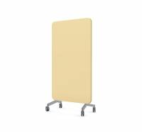 Lintex Mood Fabric Mobile Silk 100x196cm Mellow med grå hjulsæt