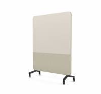 Lintex Mood Fabric Mobile Silk 150x196cm Lazy med sort hjulsæt