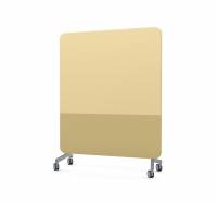 Lintex Mood Fabric Mobile Silk 150x196cm Mellow med grå hjulsæt