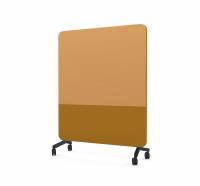 Lintex Mood Fabric Mobile Silk 150x196cm Sunny med sort hjulsæt